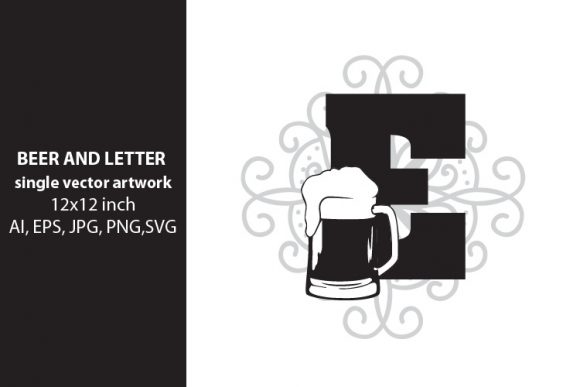 Beer, Monogram Letter E: A Versatile Design Element