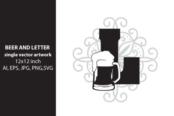 Beer, Monogram Letter L: A Versatile Design Element for Creative Projects