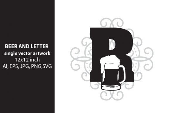 Beer, Monogram Letter R: A Versatile Design Element