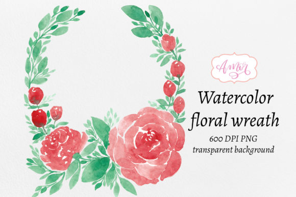 Hand Painted Roses Wreath PNG: A Versatile and Elegant Design Solution