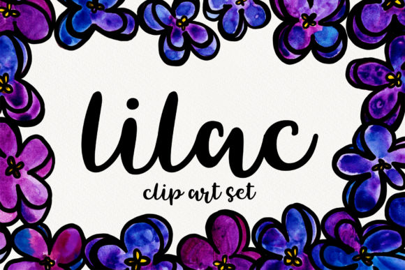 Lilac Watercolor Clipart: A Perfect Blend of Art and Versatility