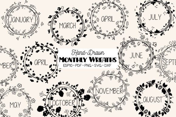 Months Wreaths Round Frame Calendar: A Versatile and Creative Tool for Year-Round Projects